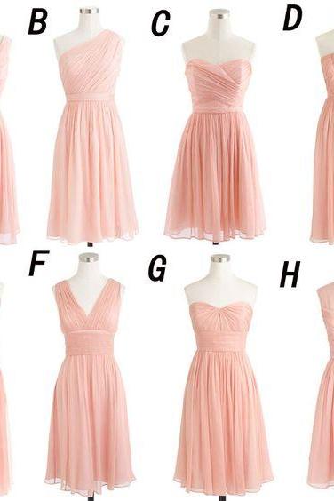 Light Pink Bridesmaid Dresses